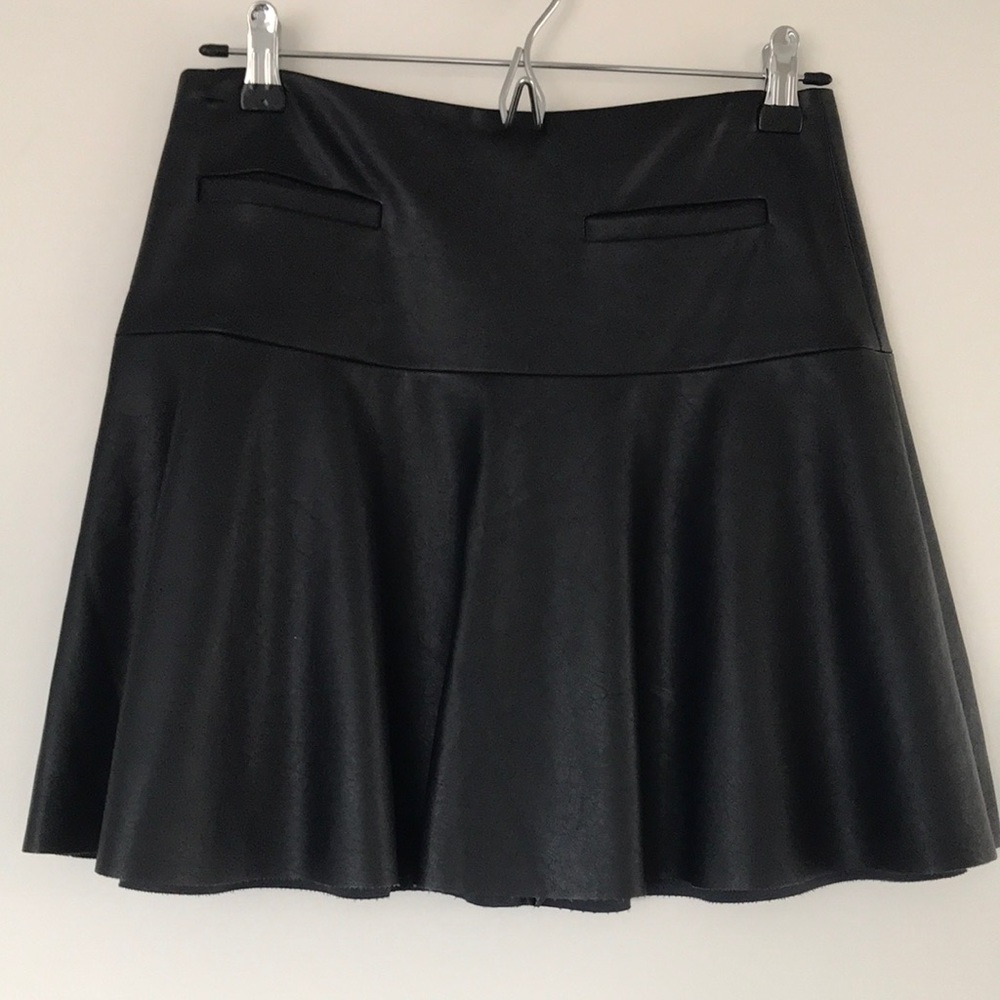 Club Monaco Faux Leather Skirt